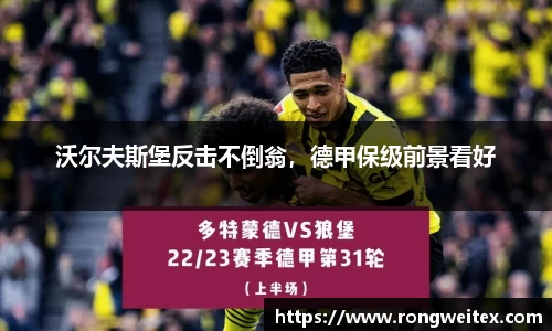 沃尔夫斯堡反击不倒翁，德甲保级前景看好